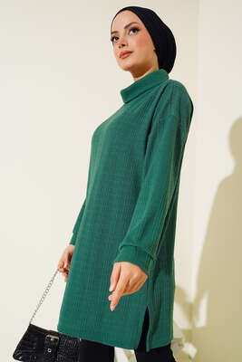 Degaje Yaka Tunik Yeşil 