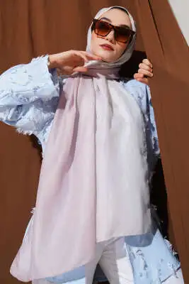 Degrade Şal Bej - Başörtüsü