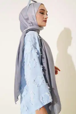 Degrade Şal Gri - Başörtüsü