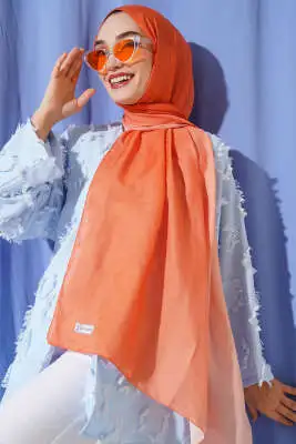 Degrade Şal Oranj - Başörtüsü