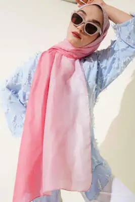 Degrade Şal Pembe 