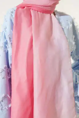 Degrade Şal Pembe - Başörtüsü