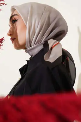 Degrade Twill Eşarp Bej - Başörtüsü