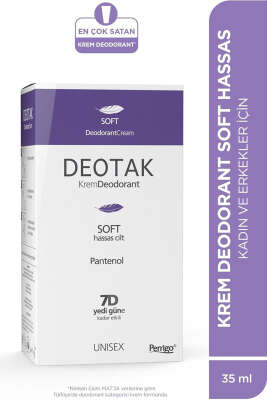 Deotak Soft Krem Deodorant 35 ml 