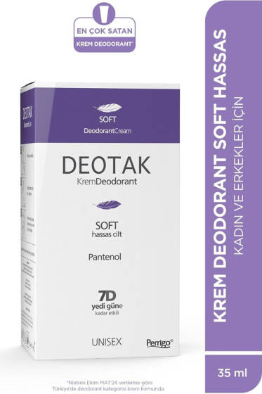 Deotak Soft Krem Deodorant 35 ml - Yılın Fırsatı
