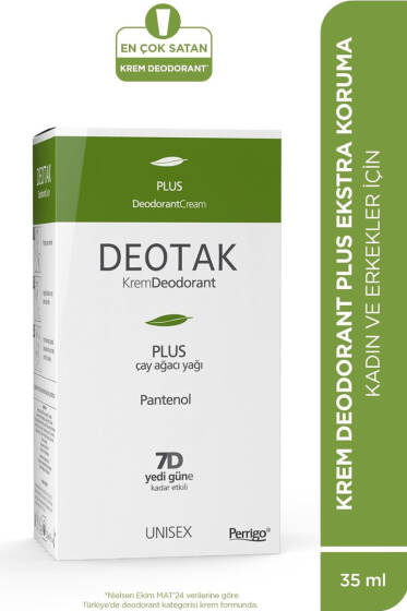 Deotak Plus Krem Deodorant 35 ml - Yılın Fırsatı