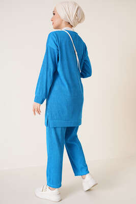 Deri Armalı İkili Takım İndigo - İKİLİ TAKIM