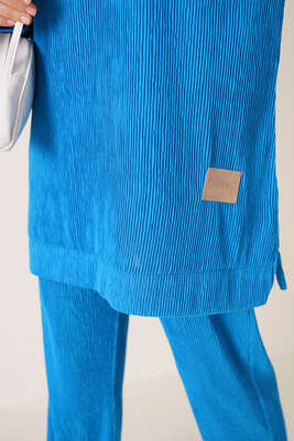 Deri Armalı İkili Takım İndigo - İKİLİ TAKIM