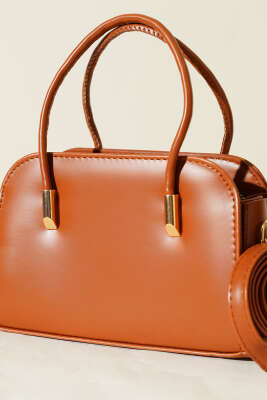 Deri El ve Omuz Çantası Taba - Kol Çantası