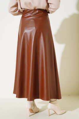 Deri Mevlana Etek Taba - Uzun Etek