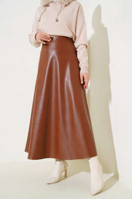 Deri Mevlana Etek Taba - Uzun Etek