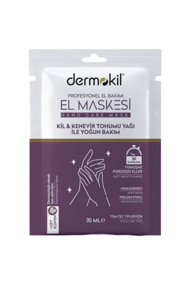 Dermokil El Maskesi - Kil & Kenevir Tohumu Yağı İle Yoğun Bakım - 35 ml - CİLT BAKIM&KOZMETİK