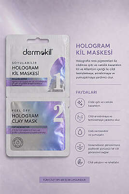 Dermokil Hologram Kil Maskesi Peeling Etkili 2x7.5 ml - DERMOKİL