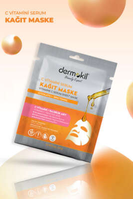 Dermokil Kağıt Yüz Maskesi Aydınlatıcı 23 g - Yüz Bakımı