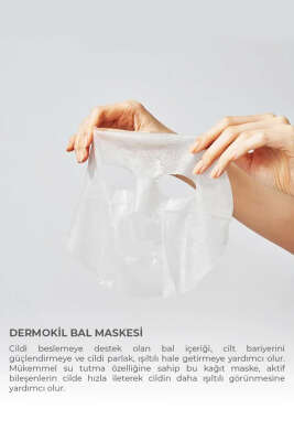 Dermokil Kağıt Yüz Maskesi Bal 20 g - Yüz Bakımı