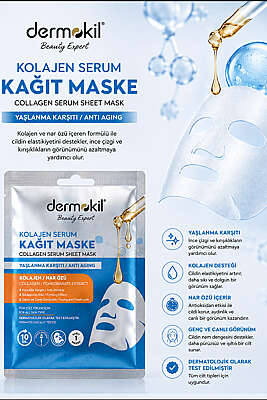 Dermokil Kağıt Yüz Maskesi Colagen 20 g 