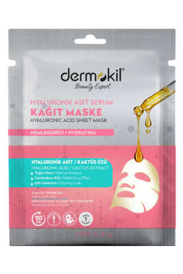 Dermokil Kağıt Yüz Maskesi Nemlendirici 23 g - Yüz Bakımı