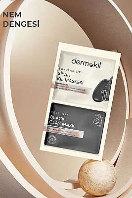 Dermokil Soyulabilir Siyah Kil Maskesi 2x7.5 ml - CİLT BAKIM&KOZMETİK