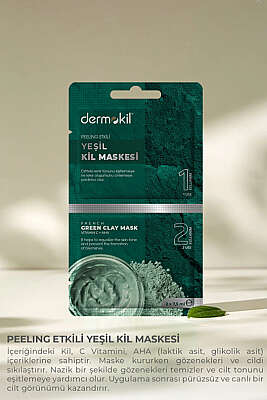 Dermokil Yeşil Kil Maskesi Peeling Etkili 2x7.5 ml - CİLT BAKIM&KOZMETİK