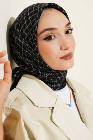 Desenli Bambu Eşarp Serisi Asorti 1 - Başörtüsü