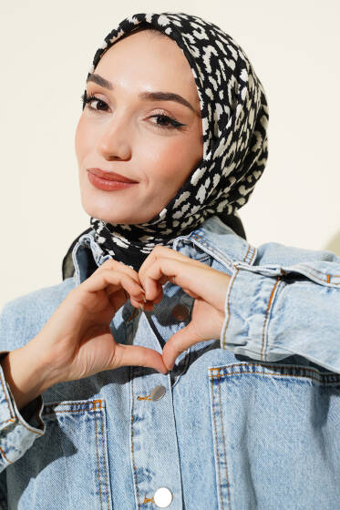 Desenli Bambu Eşarp Serisi Asorti 8 - Başörtüsü