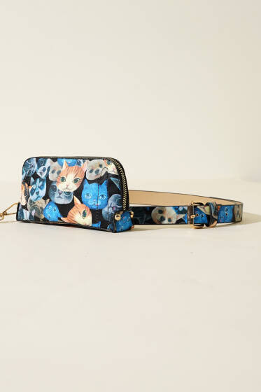 Desenli Bel Çantası Asorti 4 - Bel Çantası