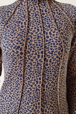 Desenli Bluz Saks - Yılın Fırsatı