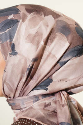 Desenli Demore Latte Serisi Eşarp Asorti 5 - Başörtüsü