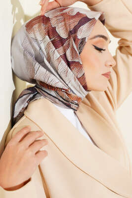 Desenli Demore Latte Serisi Eşarp Asorti 7 - VERTU (NYD TEKSTİL)