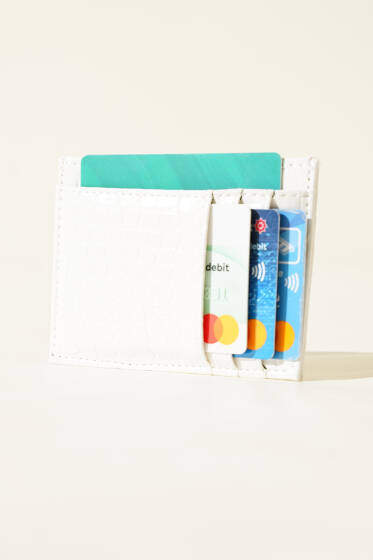 Desenli Kartlık Beyaz - Cüzdan&Kartlık