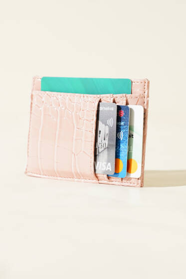 Desenli Kartlık Somon - Cüzdan&Kartlık