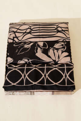 Desenli Latte Serisi 3'lü Eşarp Seti Asorti 1 - Eşarp Seti