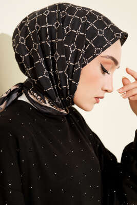 Desenli Latte Serisi Eşarp Asorti 11 - Başörtüsü