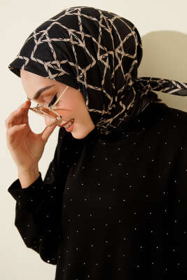 Desenli Latte Serisi Eşarp Asorti 12 