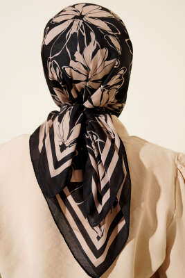 Desenli Latte Serisi Eşarp Asorti 3 - Başörtüsü