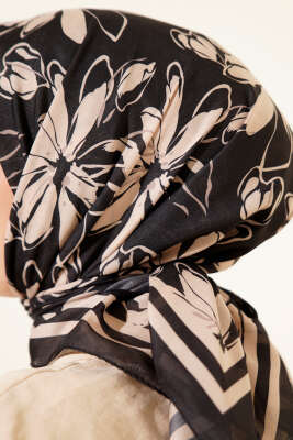 Desenli Latte Serisi Eşarp Asorti 3 - Başörtüsü