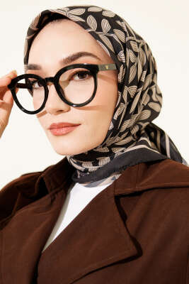 Desenli Latte Serisi Eşarp Asorti 4 - Başörtüsü
