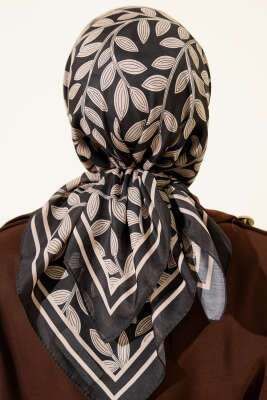 Desenli Latte Serisi Eşarp Asorti 4 - Başörtüsü