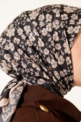 Desenli Latte Serisi Eşarp Asorti 6 - Başörtüsü