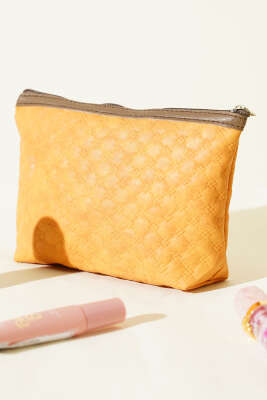 Desenli Makyaj Çantası Asorti - Makyaj Aksesuarları