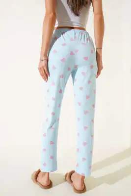 Desenli Pijama Mavi - Pijama