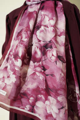 Desenli Soft Bordo Serisi Şal Asorti 3 - Günün Seçilenleri