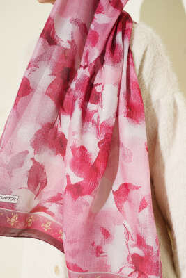 Desenli Soft Bordo Serisi Şal Asorti 8 - Günün Seçilenleri