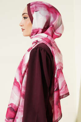 Desenli Soft Bordo Serisi Şal Asorti 9 - Günün Seçilenleri