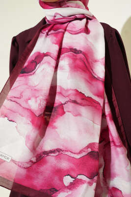 Desenli Soft Bordo Serisi Şal Asorti 9 - Günün Seçilenleri