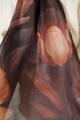 Desenli Soft Kahve Serisi Şal Asorti 10 - Günün Seçilenleri