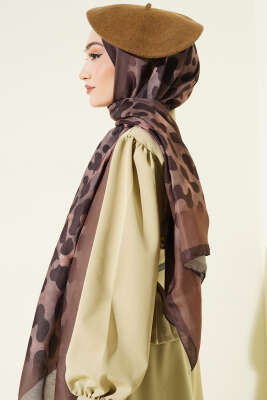 Desenli Soft Kahve Serisi Şal Asorti 2 - Günün Seçilenleri