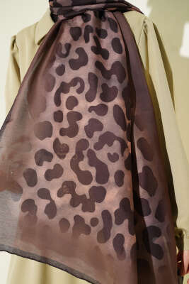 Desenli Soft Kahve Serisi Şal Asorti 2 - Günün Seçilenleri