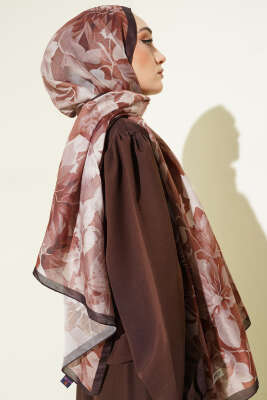 Desenli Soft Kahve Serisi Şal Asorti 4 - Günün Seçilenleri