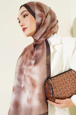 Desenli Soft Kahve Serisi Şal Asorti 5 - Günün Seçilenleri